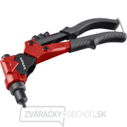 Nitovacie kliešte s otočnou hlavou COMBO, pre nit. matica M3-M6 a trhacie nity 2,4-4,8mm Nitovacie kliešte s otočnou hlavou COMBO, pre nit. matica M3-M6 a trhacie nity 2,4-4,8mm náhled