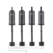 Nitovacie kliešte s otočnou hlavou COMBO, pre nit. matica M3-M6 a trhacie nity 2,4-4,8mm Náhľad