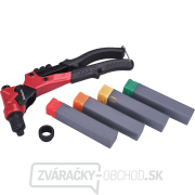 Nitovacie kliešte s otočnou hlavou COMBO, pre nit. matica M3-M6 a trhacie nity 2,4-4,8mm Náhľad