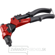 Nitovacie kliešte s otočnou hlavou COMBO, pre nit. matica M3-M6 a trhacie nity 2,4-4,8mm Nitovacie kliešte s otočnou hlavou COMBO, pre nit. matica M3-M6 a trhacie nity 2,4-4,8mm gallery main image