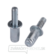 Skrutky nitovacia oceľová sada 50ks, M4x12mm Náhľad