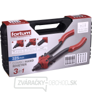 Kliešte nitovacie pákové COMBO-3F, pre nit. matica M3-M10, nit. skrutky M4-M8, trhacie nity 2,4-6,4mm Kliešte nitovacie pákové COMBO-3F, pre nit. matica M3-M10, nit. skrutky M4-M8, trhacie nity 2,4-6,4mm náhled