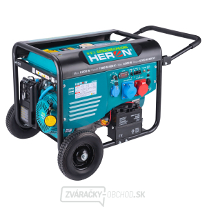 Elektrocentrála benzínová a plynová (LPG/NG) 17HP/8,2kW/10,2kVA (400V), 6,5kW (230V), elektrický štart, diaľkové ovládanie Elektrocentrála benzínová a plynová (LPG/NG) 17HP/8,2kW/10,2kVA (400V), 6,5kW (230V), elektrický štart, diaľkové ovládanie gallery main image