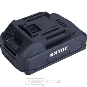 Batéria akumulátorová Extol, 20V Li-ion, 2Ah Batéria akumulátorová Extol, 20V Li-ion, 2Ah gallery main image