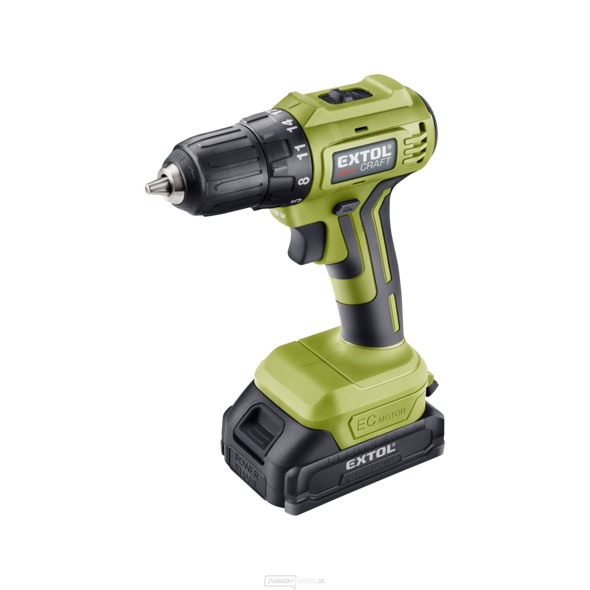 Vŕtací aku skrutkovač, BRUSHLESS, 20V Li-ion, 2×2Ah