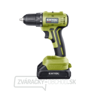 Vŕtací aku skrutkovač, BRUSHLESS, 20V Li-ion, 2×2Ah náhled