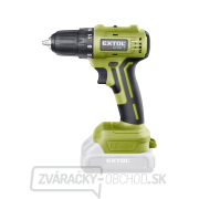 Vŕtací aku skrutkovač, BRUSHLESS, 20V Li-ion, bez batérie a nabíjačky náhled