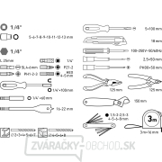 Aku vŕtací skrutkovač, BRUSHLESS, 12V Li-ion s náradím, súprava 46ks Aku vŕtací skrutkovač, BRUSHLESS, 12V Li-ion s náradím, súprava 46ks náhled
