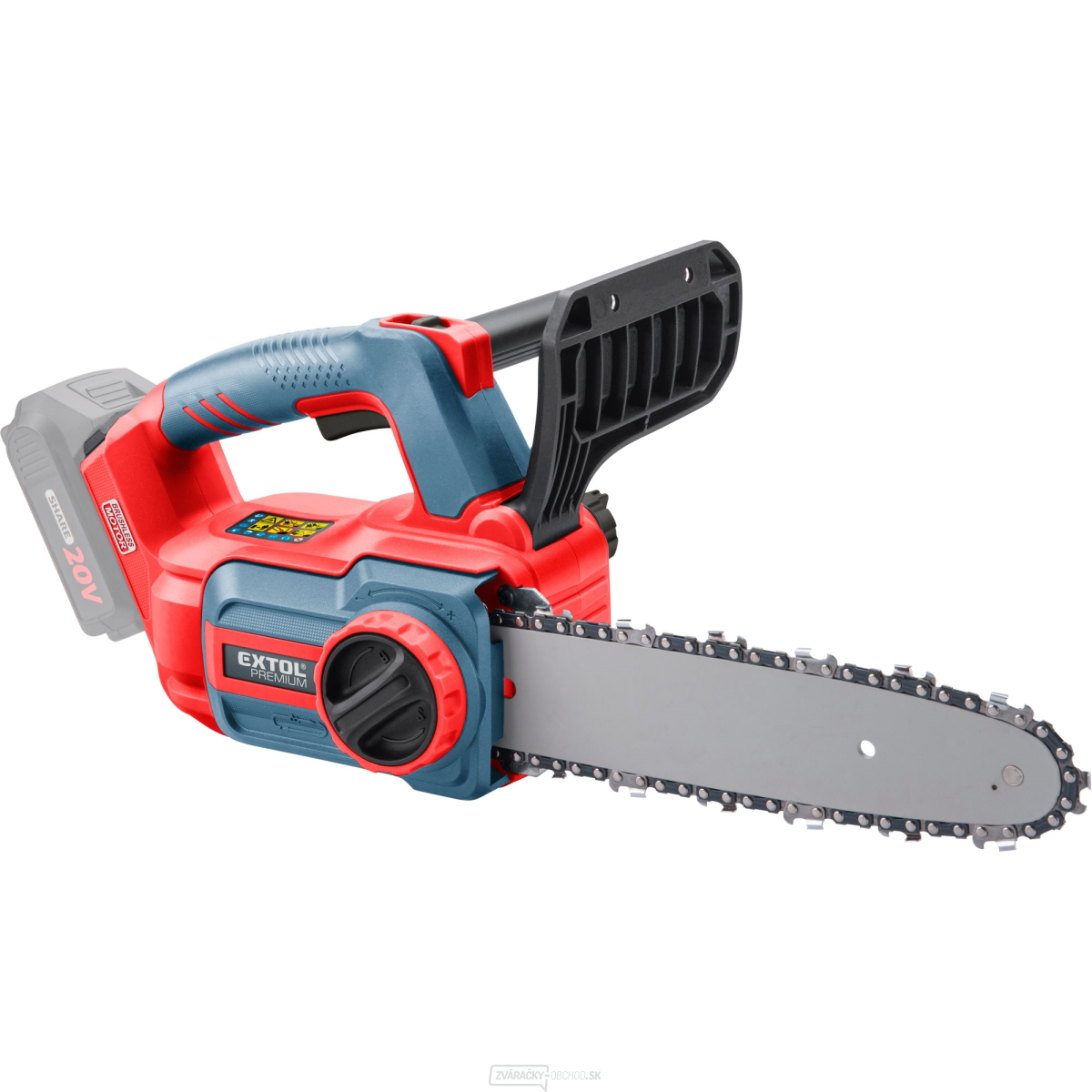 Aku píla reťazová Extol SHARE20V, BRUSHLESS, 30cm, bez batérie a nabíjačky