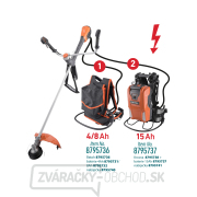 Aku krovinorez Extol 60V, 42cm, BRUSHLESS, bez batérie a nabíjačky náhled