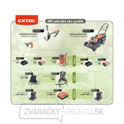 Aku krovinorez Extol 60V, 42cm, BRUSHLESS, bez batérie a nabíjačky náhled