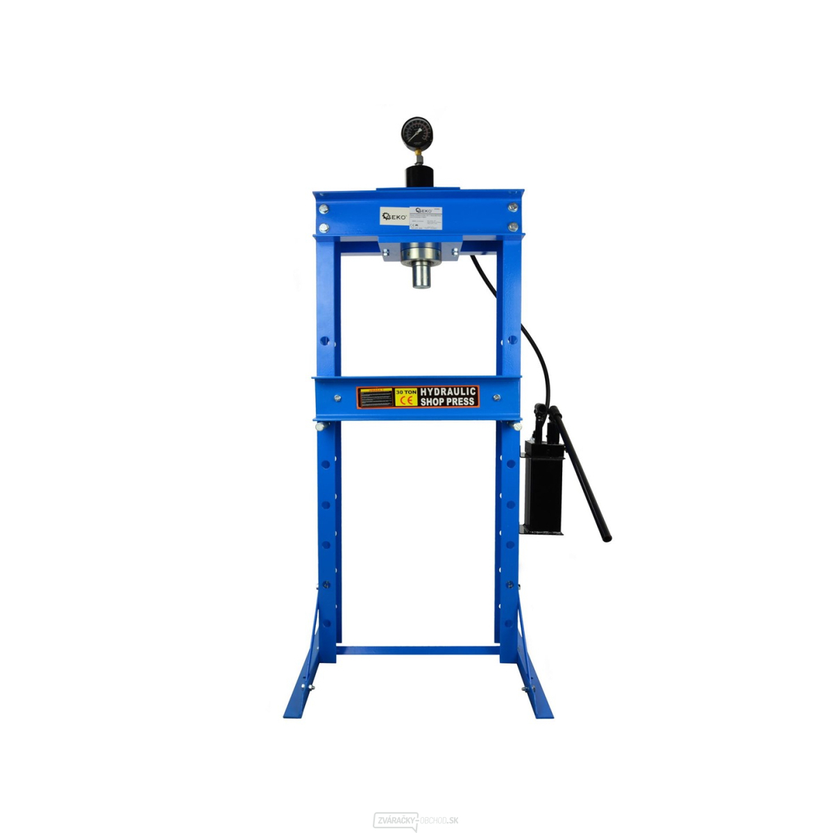 #Hydraulický lis 30T s manometrom a dvojstupňovým čerpadlom (1)