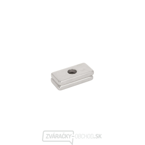Neodymový magnet s otvorom pre skrutku 20x10x3mm sada 2 kusov gallery main image