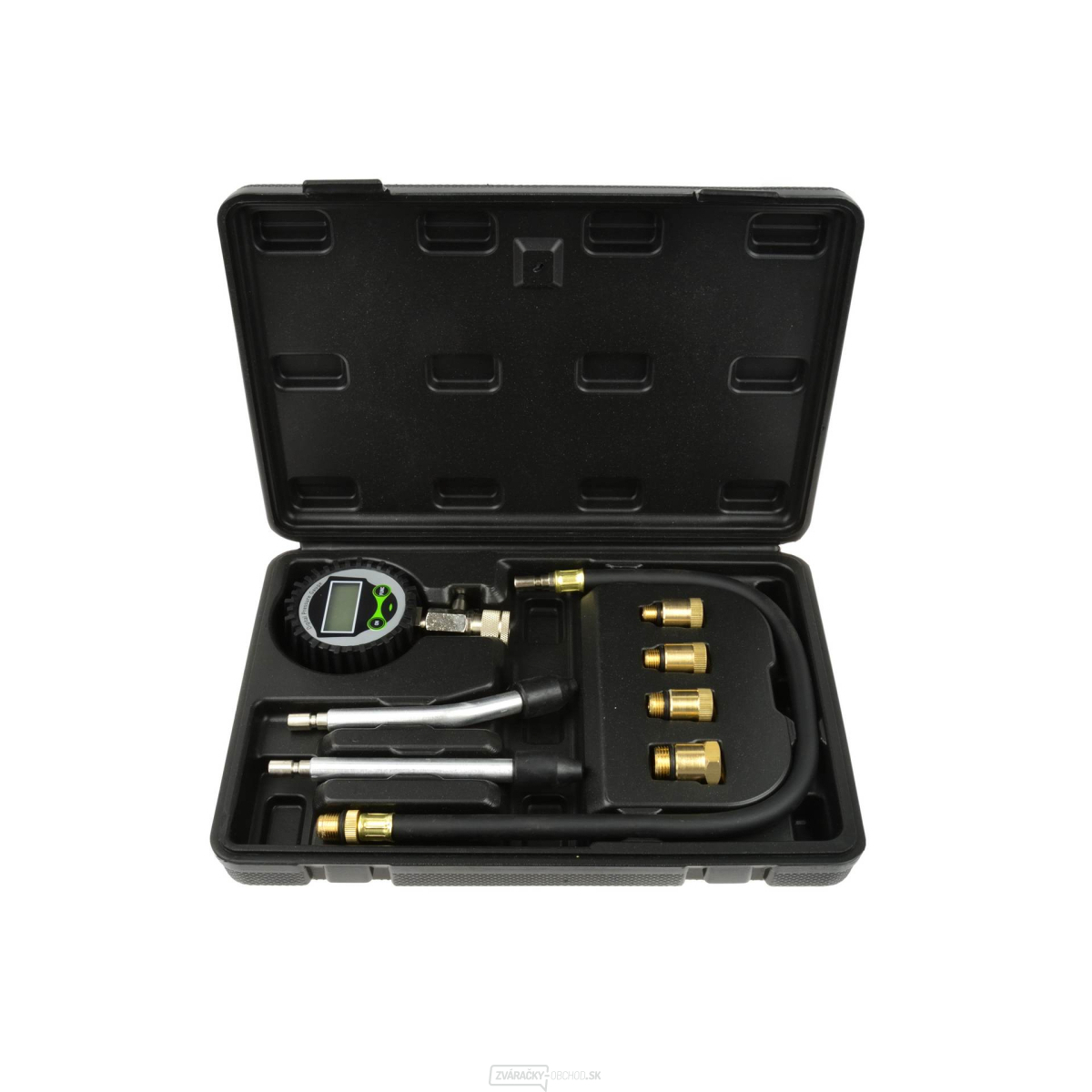 Tester kompresného tlaku pre benzínové motory No6 LCD (10)