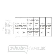 Súprava gumových priechodiek 180 ks (20) náhled
