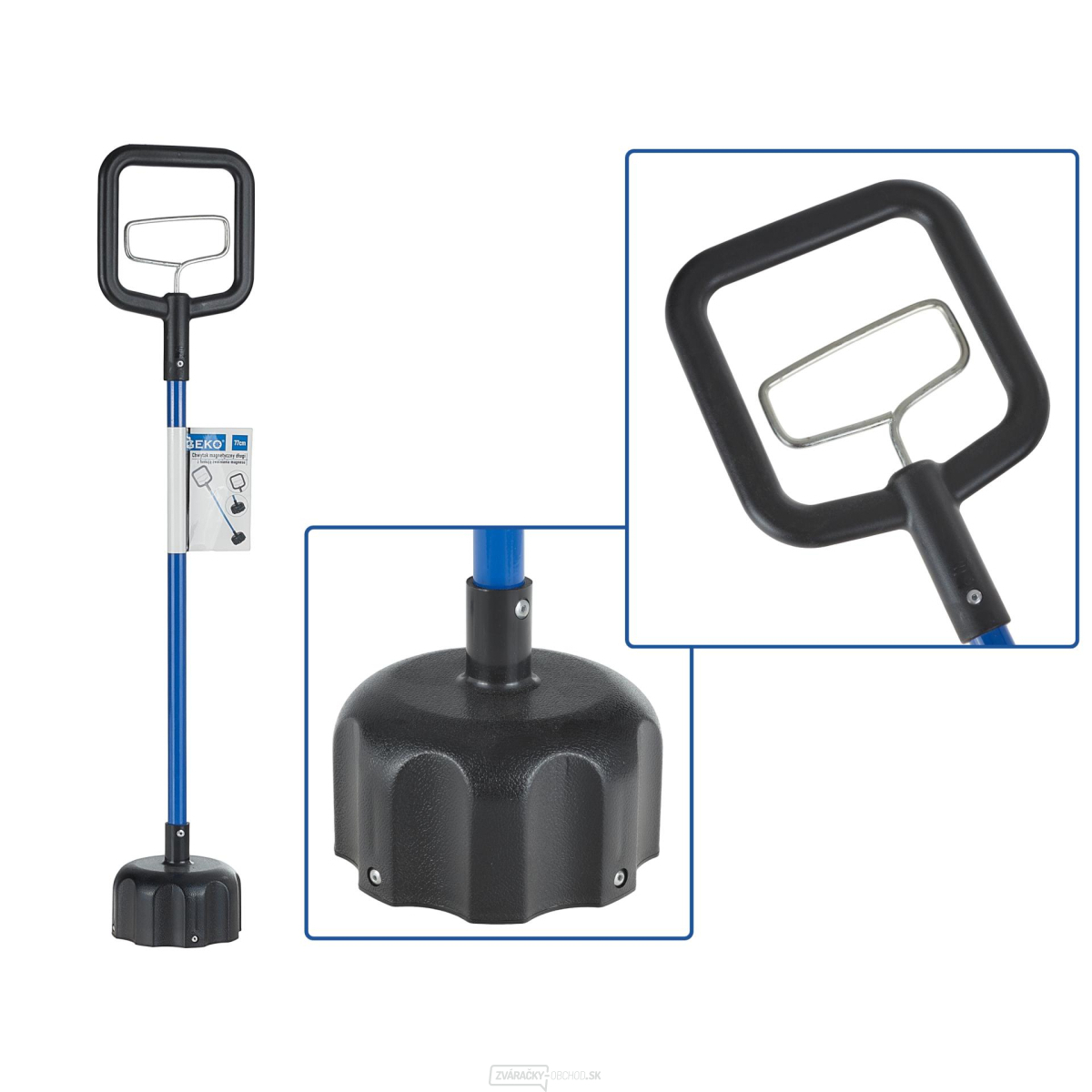 Magnetické chápadlo dlhé s funkciou uvoľnenia magnetu 77 cm (6/12)