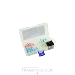 Teplom zmrštiteľné rúrkové konektory s cínom 0,25-6mm2 100ks. - 5 veľkostí (200) Teplom zmrštiteľné rúrkové konektory s cínom 0,25-6mm2 100ks. - 5 veľkostí (200) gallery main image