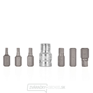 7-dielna sada skrutkovacích bitov H4-H12 (10/100) 7-dielna sada skrutkovacích bitov H4-H12 (10/100) gallery main image