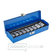 9dielna sada torxových nástrčných kľúčov E10-24, 1/2