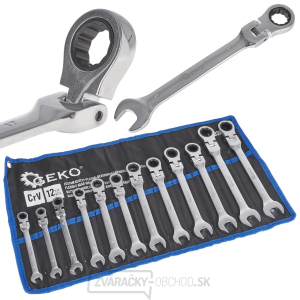 Sada kľúčov s račňovým krúžkom 12 el. 8-19 mm (8) Sada kľúčov s račňovým krúžkom 12 el. 8-19 mm (8) gallery main image