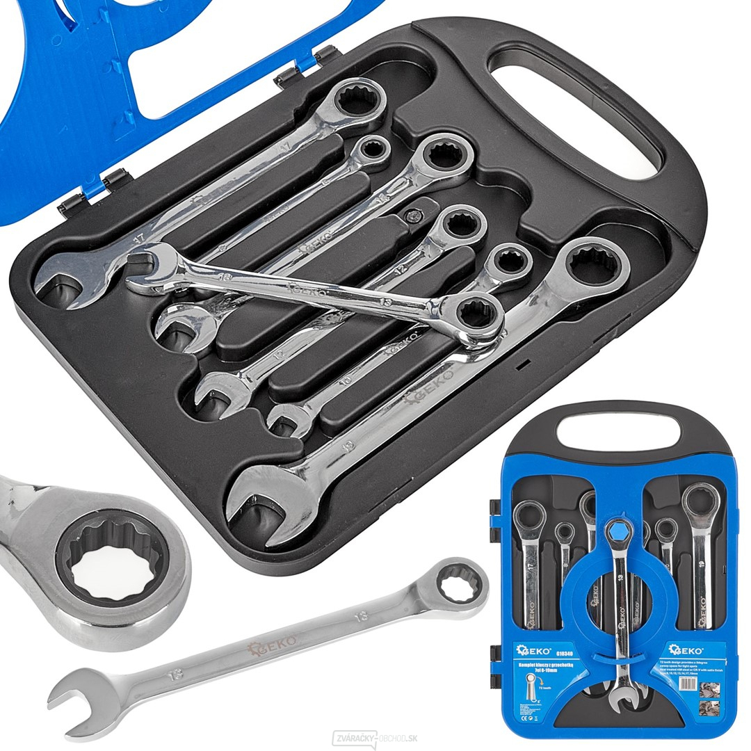 Sada račňových kľúčov 7el 8-19 mm (12)