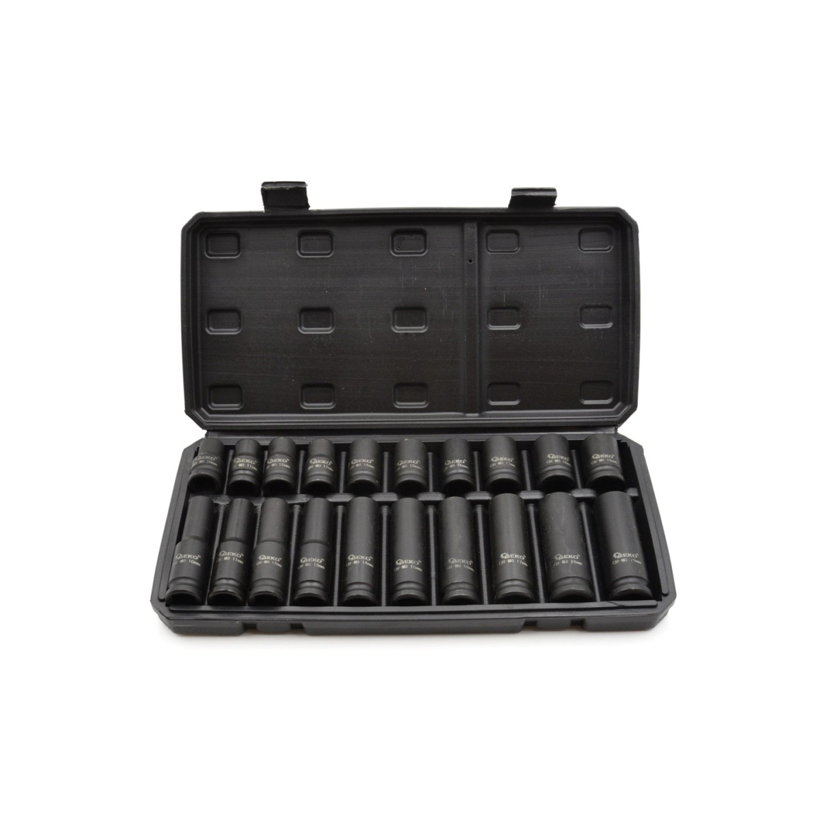 Sada 1/2" dlhých a krátkych nástrčných hlavíc 10-19 mm (10)