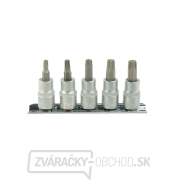 5-dielna sada torxových násad T25-50 3/8