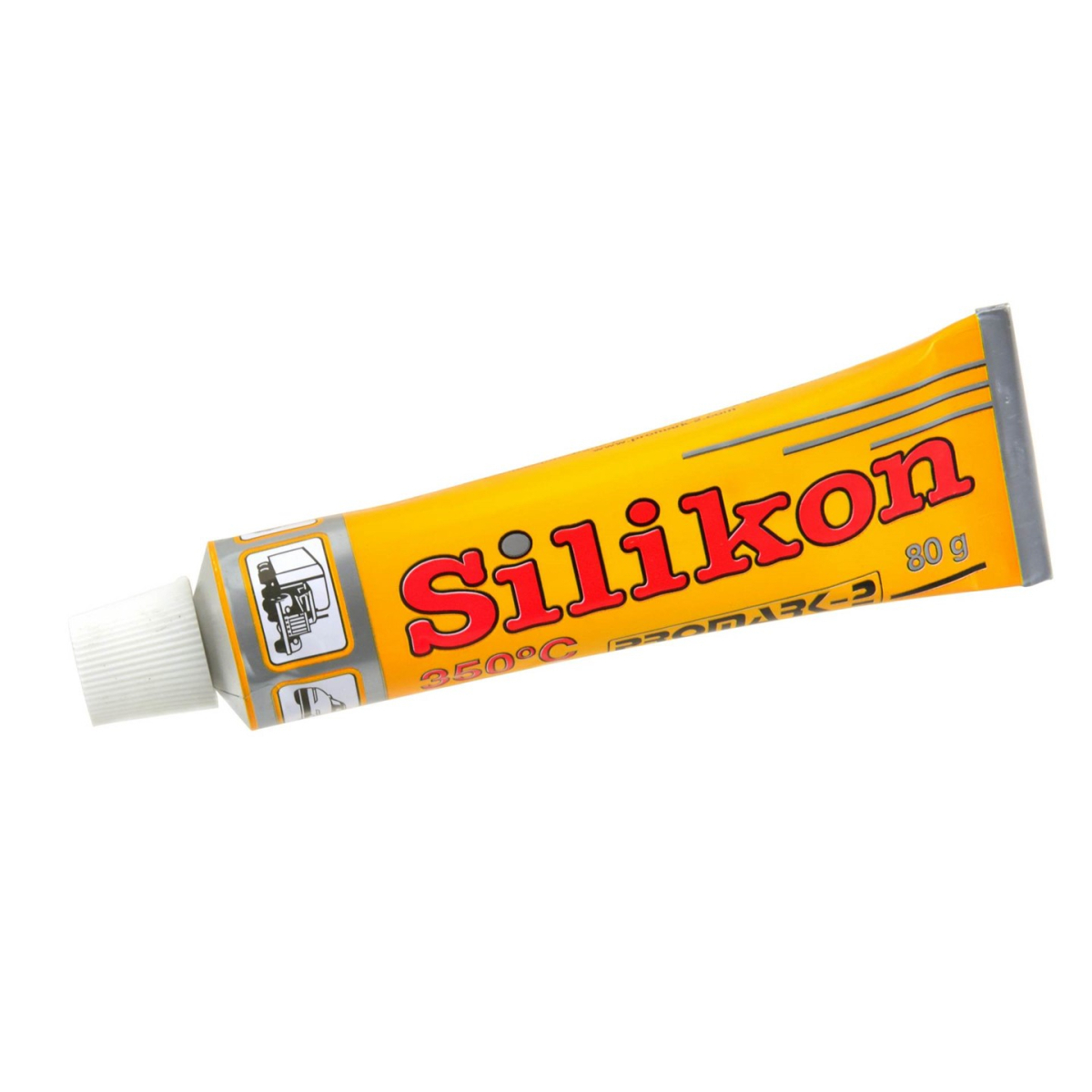 Vysokoteplotný silikón červený 80g(50)
