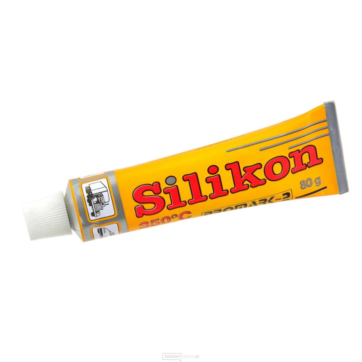 Vysokoteplotný silikón červený 80g(50)