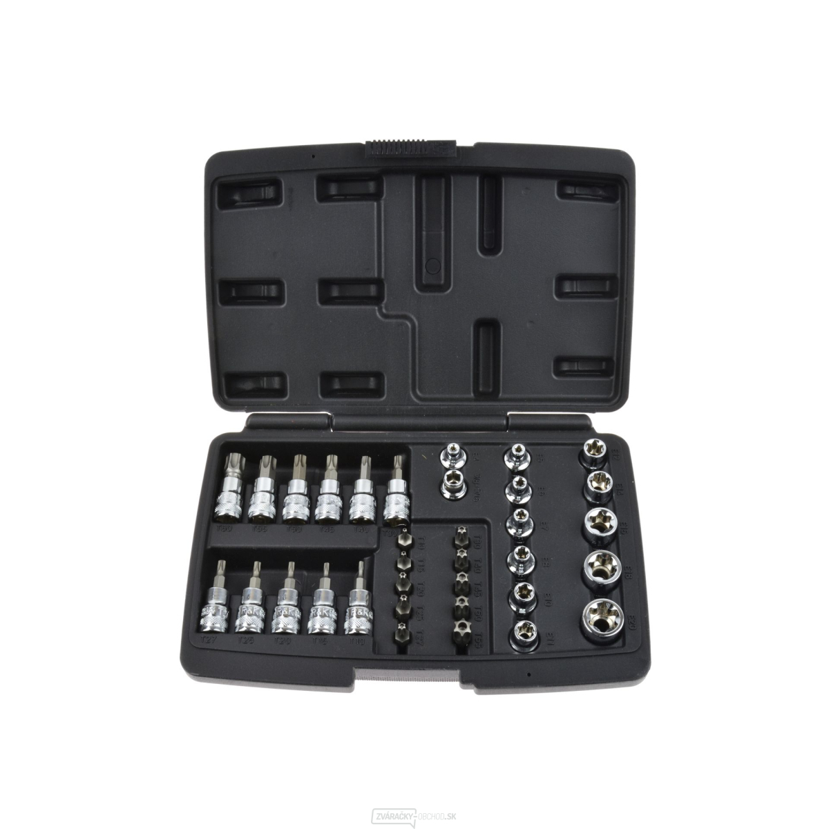 Profesionálna sada nástrčných kľúčov TORX 34el. 3/8" S2 (10)