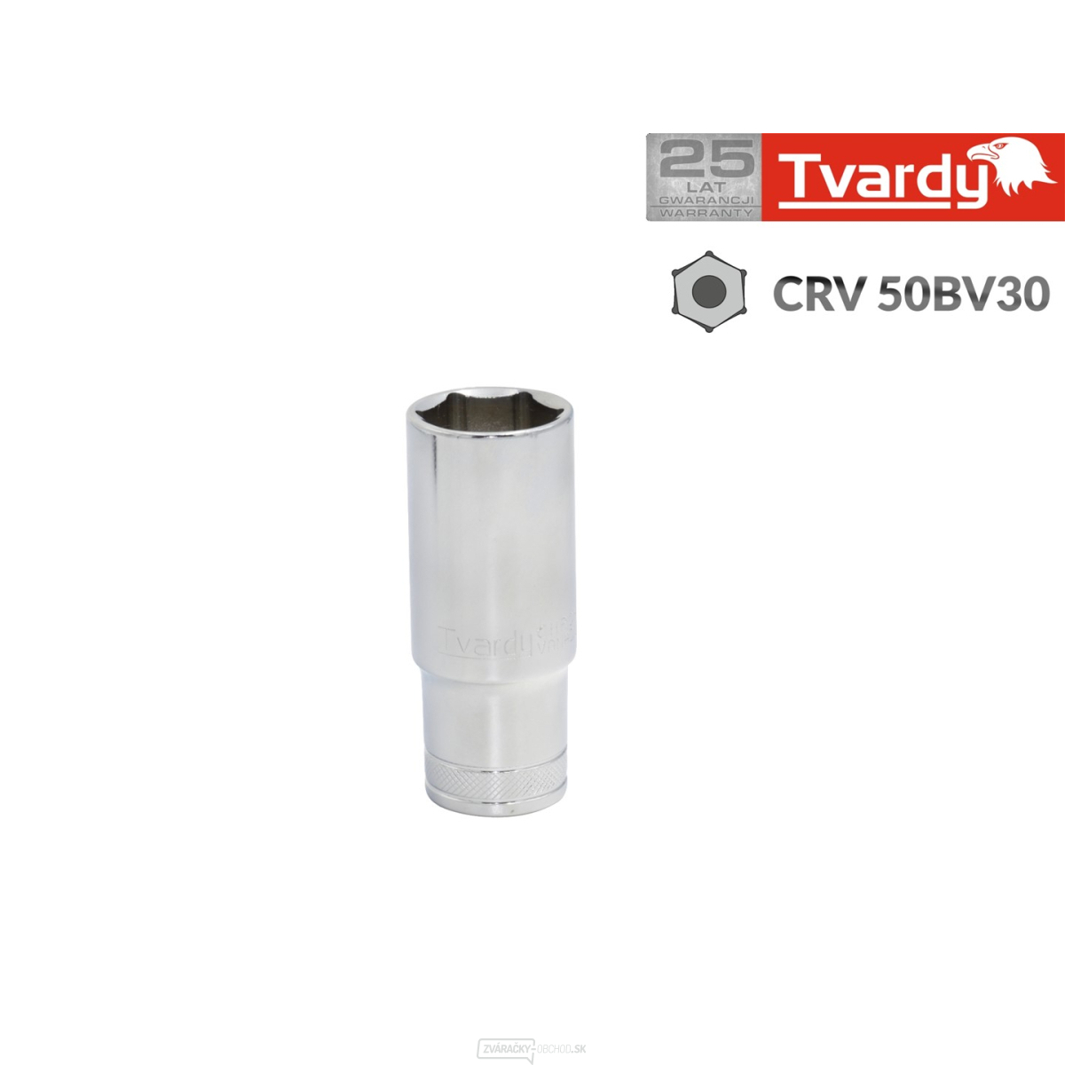 Dlhá šesťhranná objímka 1/4" 6 mm TVARDY (10/100)