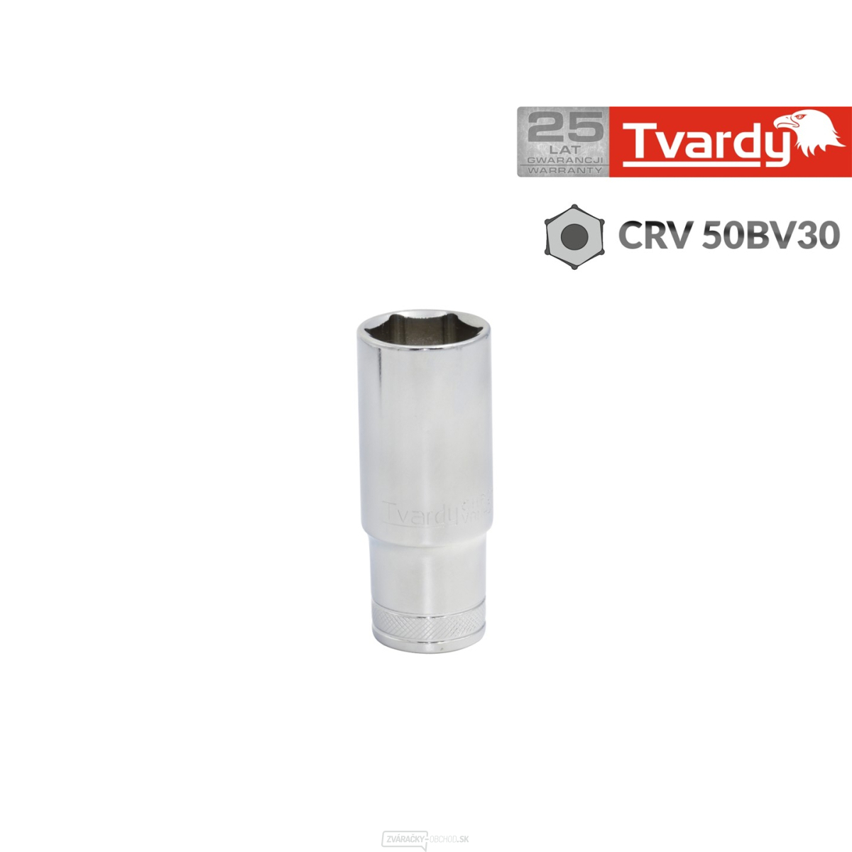 1/2" dlhá šesťhranná objímka 21 mm TVARDY(10/50)