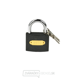 Sivý visiaci zámok GEKO 63 mm (60/6) Sivý visiaci zámok GEKO 63 mm (60/6) gallery main image
