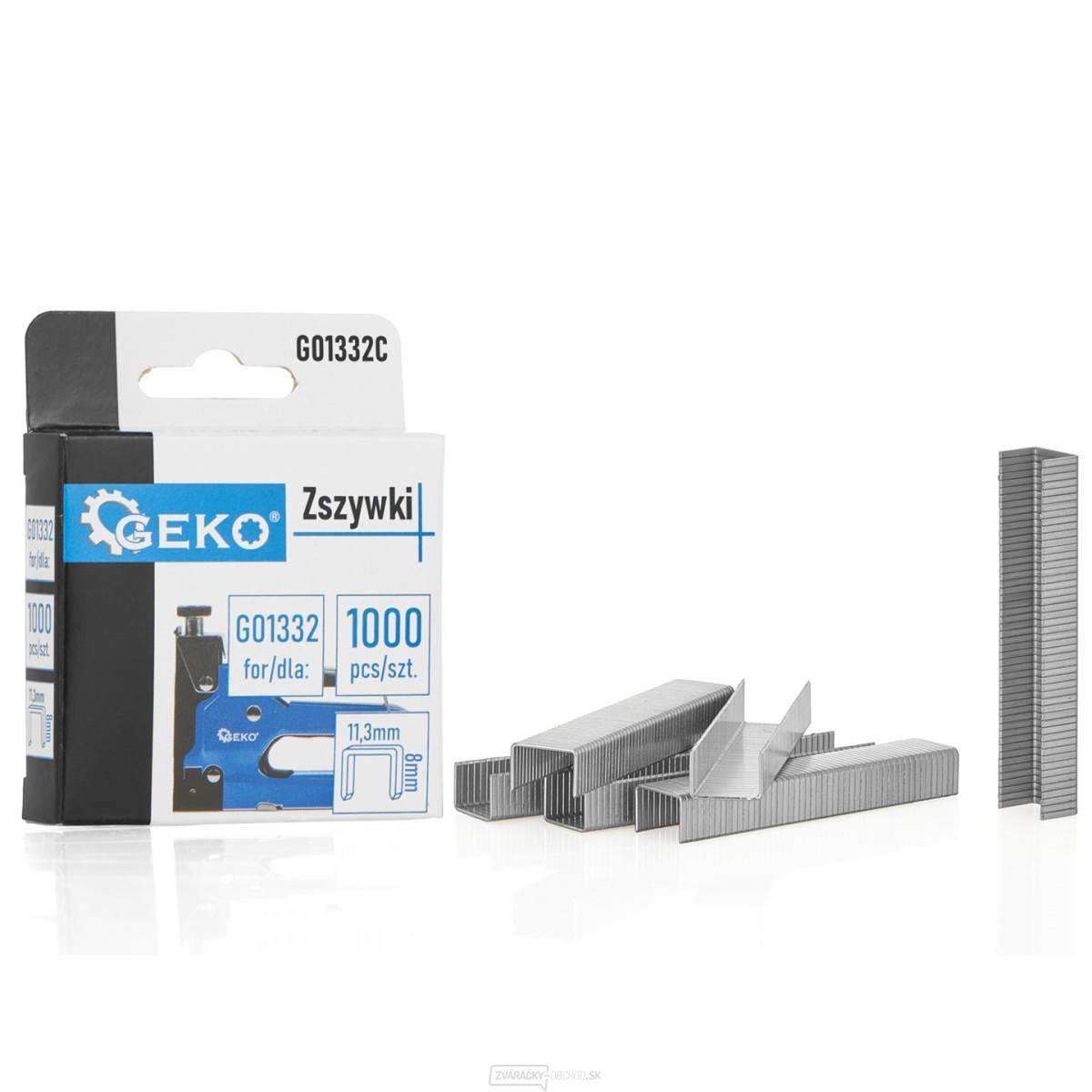 Sponky 1,2x11,3mm 8mm 1000ks. (200) Sponky 1,2x11,3mm 8mm 1000ks. (200) gallery main image