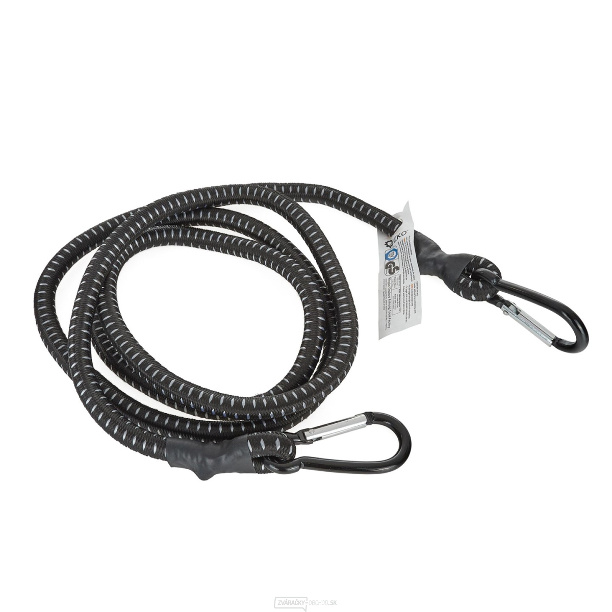 Transportná guma na upevnenie batožiny + karabíny 10 mm x 180 cm (40)