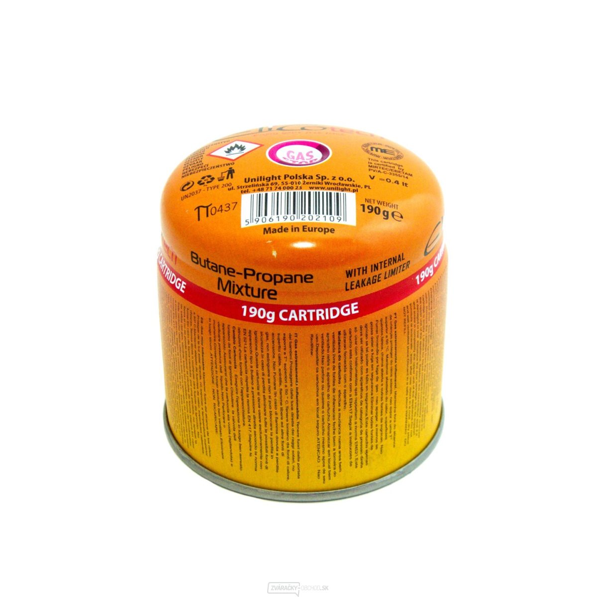 190g propán-butánová kartuša do spájkovacej lampy (4)