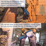 Demoličné kladivo AB 1600 + 2x sekáč ZADARMO náhled