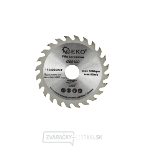 Pílový kotúč na drevo 115x22x24T(200) Pílový kotúč na drevo 115x22x24T(200) gallery main image