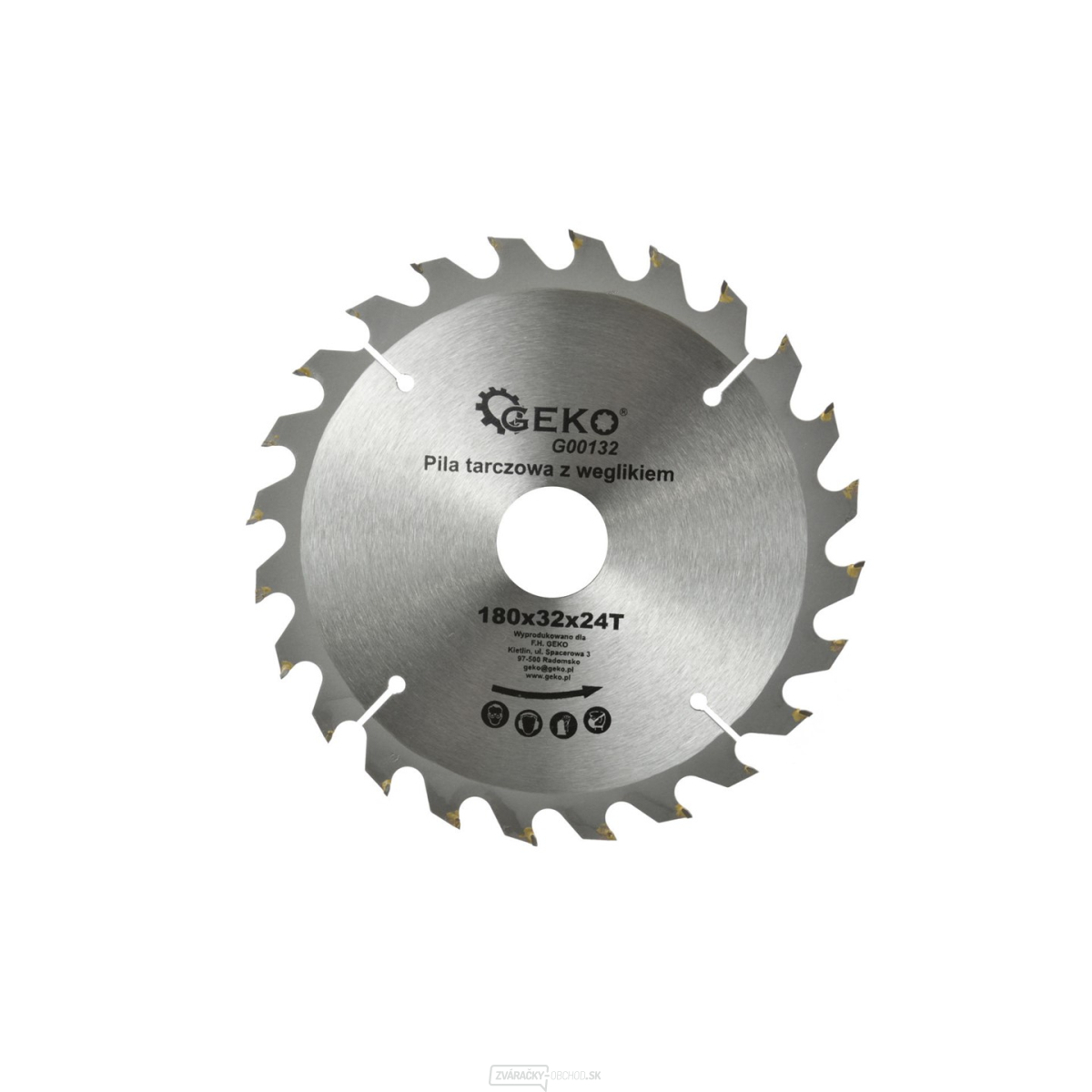 Pílový kotúč na drevo 180x32x24T(50) Pílový kotúč na drevo 180x32x24T(50) gallery main image