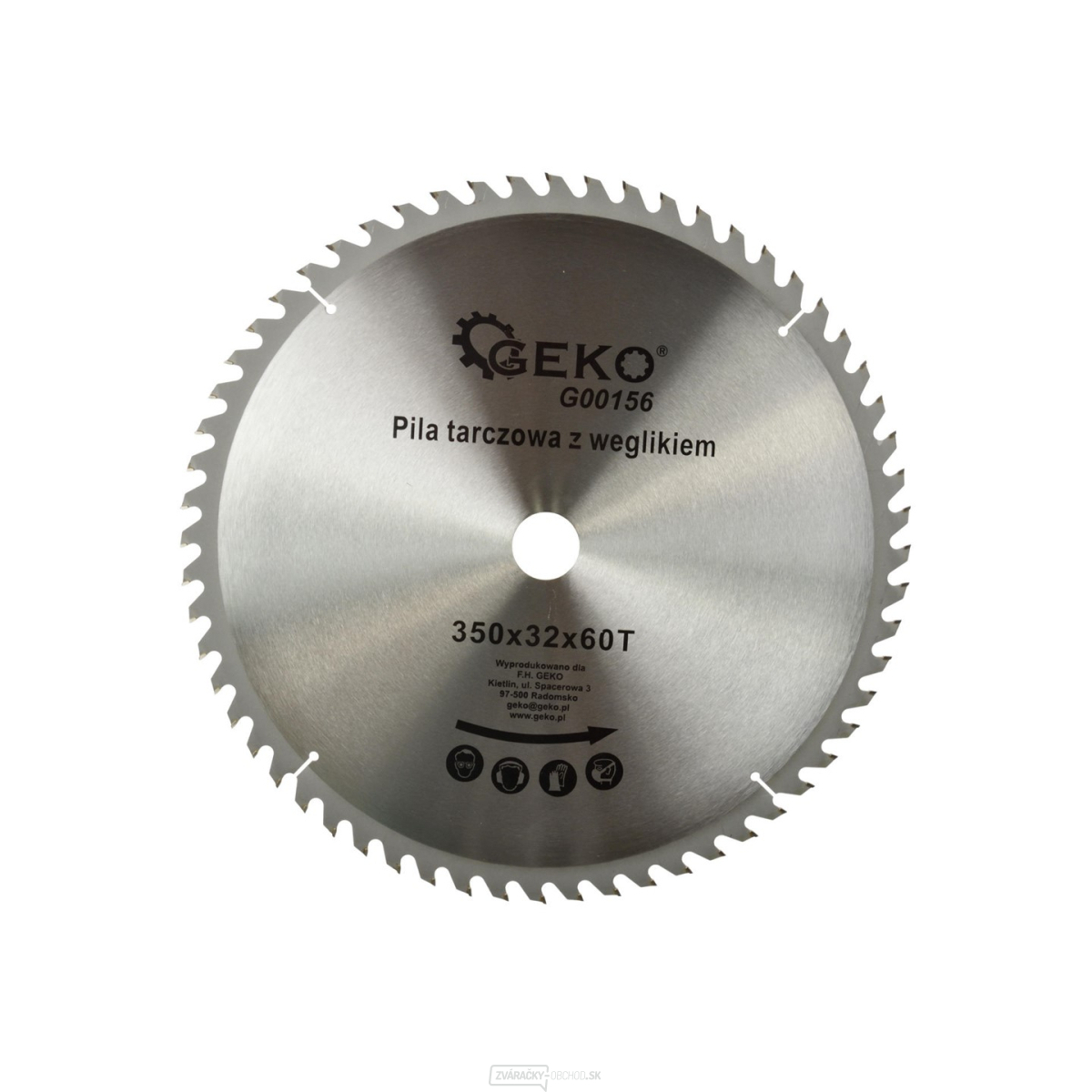 Pílový kotúč na drevo 350x32x60T(20) Pílový kotúč na drevo 350x32x60T(20) gallery main image