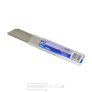 Čepele nožov 18mmx0,4mm 10ks. (1/20/400) Čepele nožov 18mmx0,4mm 10ks. (1/20/400) gallery main image