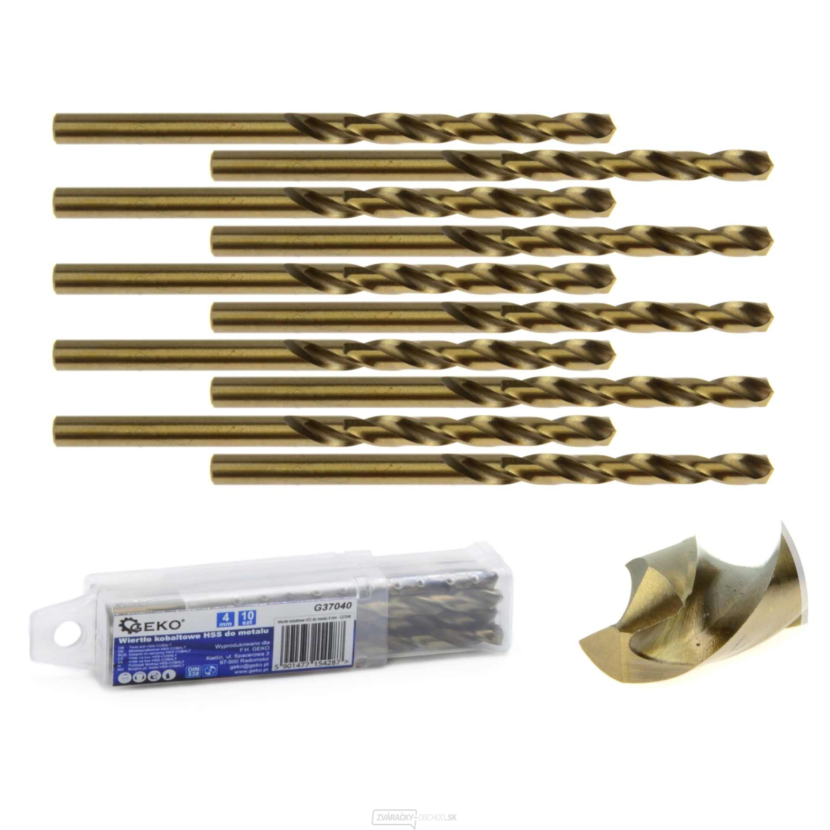 Kobaltový vrták HSS na kov 4 mm (10/1890)