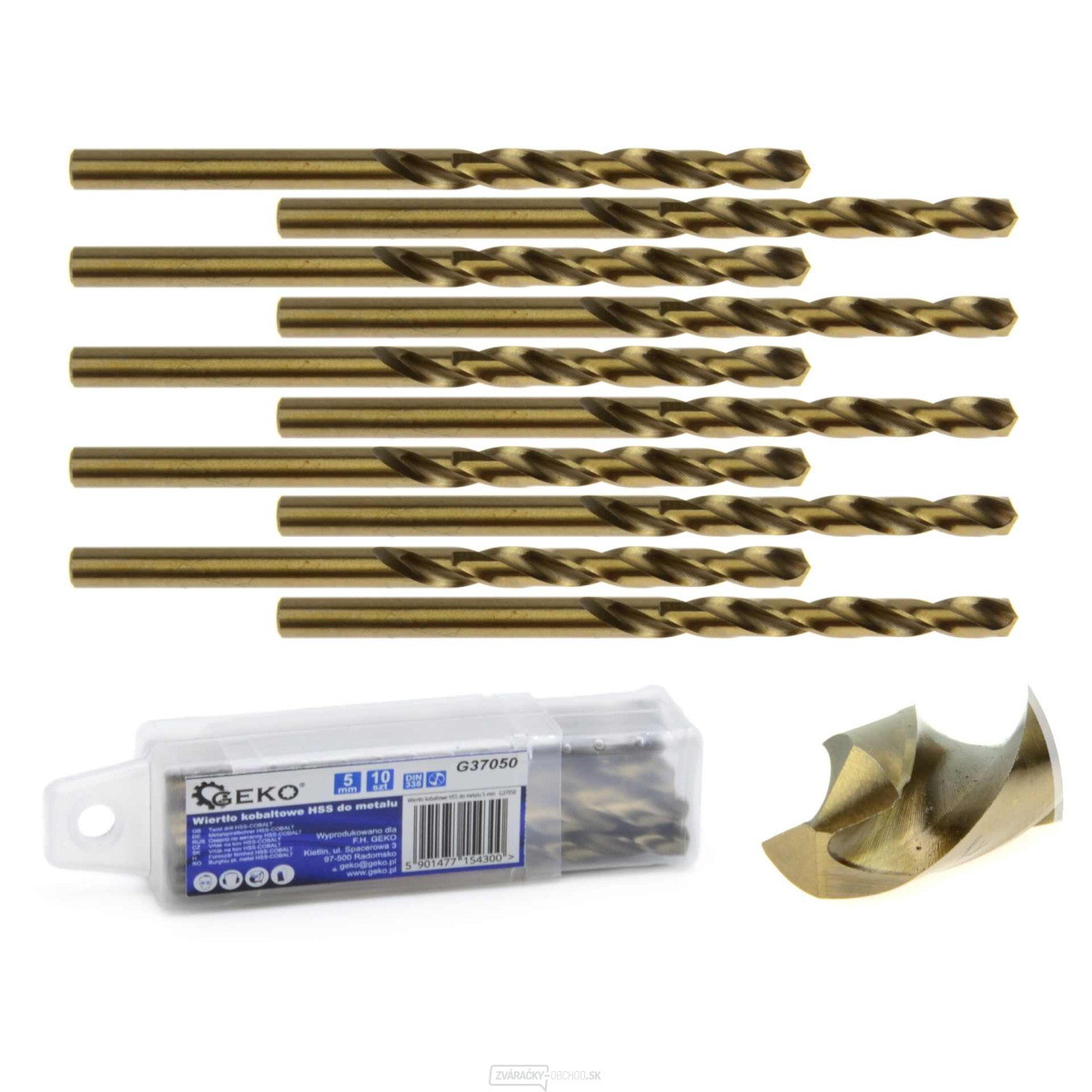 Kobaltový vrták HSS na kov 5 mm (10/770)