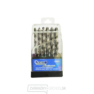 Sada strieborných kovových vrtákov GEKO 2-8mm/13ks(40) Sada strieborných kovových vrtákov GEKO 2-8mm/13ks(40) gallery main image