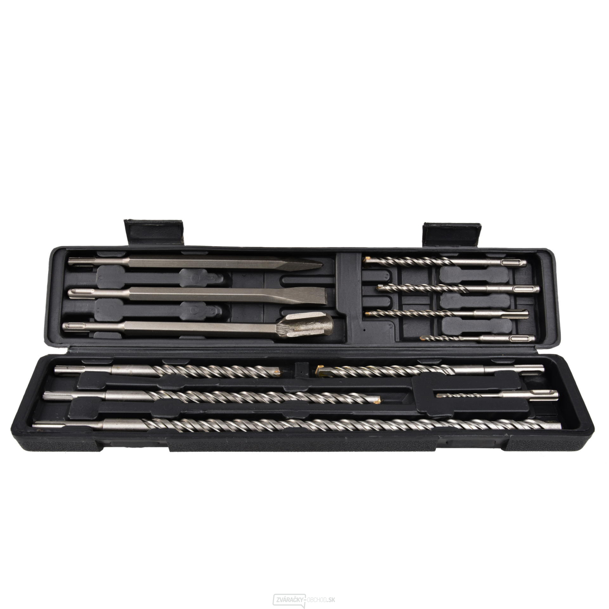 Sada 12 vrtákov a sekáčov SDS PLUS(10) Sada 12 vrtákov a sekáčov SDS PLUS(10) gallery main image