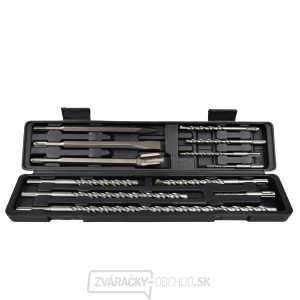 Sada 12 vrtákov a sekáčov SDS PLUS(10) Sada 12 vrtákov a sekáčov SDS PLUS(10) gallery main image