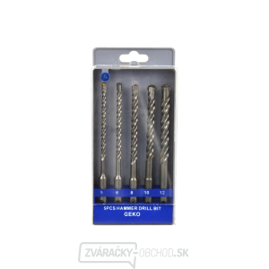 Sada vrtákov SDS Plus 5-12 mm,5el (50) Sada vrtákov SDS Plus 5-12 mm,5el (50) gallery main image