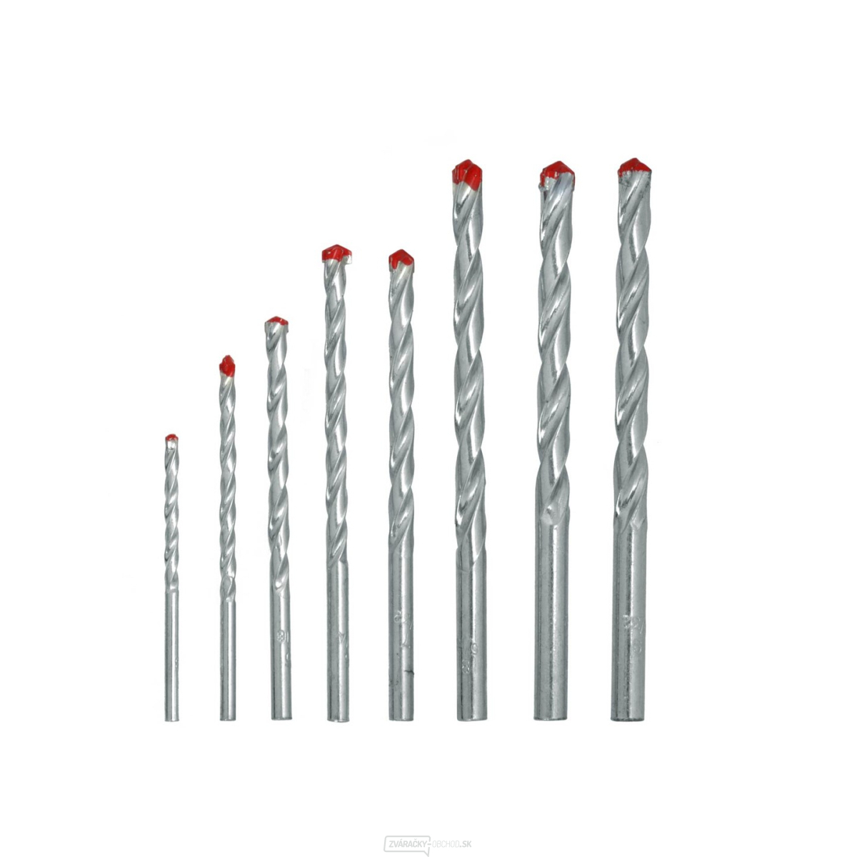 Sada vrtákov do kameňa 3-10 mm/8el.Geko(100/150) Sada vrtákov do kameňa 3-10 mm/8el.Geko(100/150) gallery main image