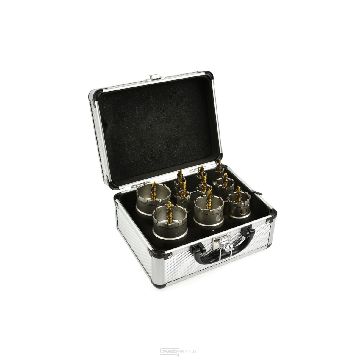 Sada vidlicových píl na kov s titánovými vrtákmi 10ks. 16-53 mm (10)