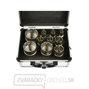 Sada vidlicových píl na kov s titánovými vrtákmi 10ks. 16-53 mm  Náhľad